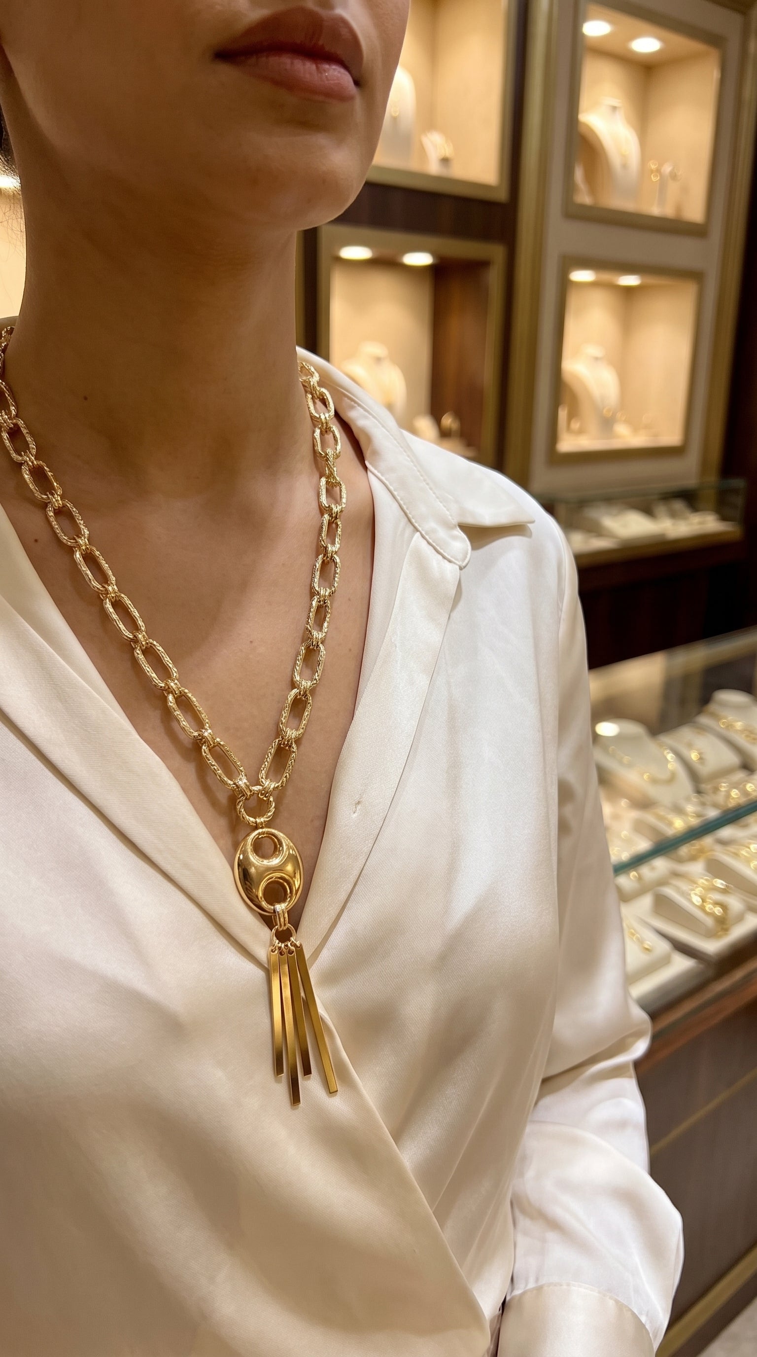 Golden necklace